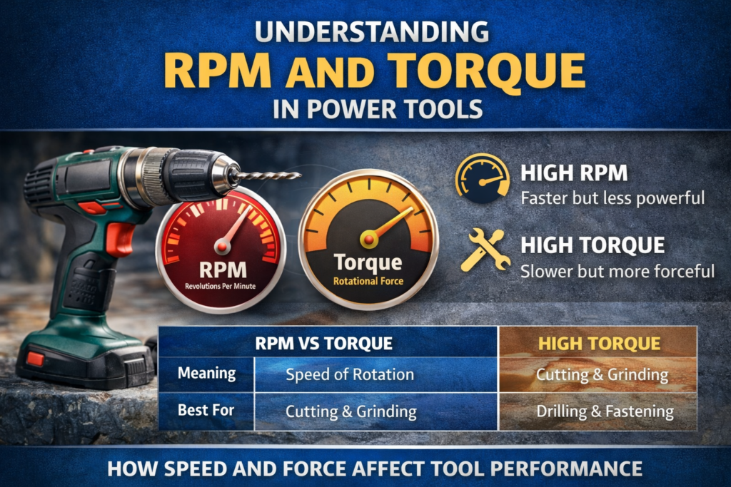 Understanding RPM and Torque in Power Tools - Akshar Industries