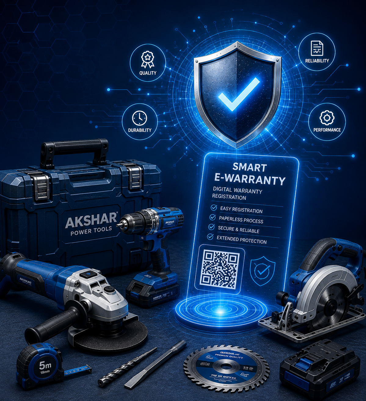 Akshar industry E warranty